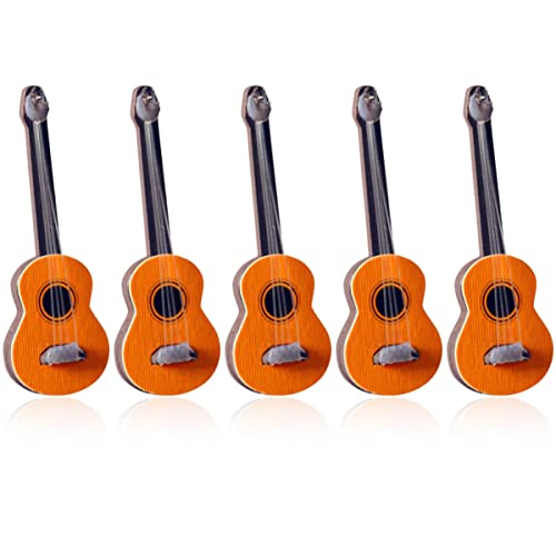 BESPORTBLE 5 Stück Mini Gitarren Modelle Puppenhaus Zubehör für Kreative Dekoration Realistische Miniatur Musikinstrumente für DIY Adorn und Puppenhausgestaltung BESPORTBLE 5 Stück Mini Gitarren Modelle Puppenhaus Zubehör für Kreative Dekoration Realistische Miniatur Musikinstrumente für DIY Adorn und Puppenhausgestaltung von BESPORTBLE