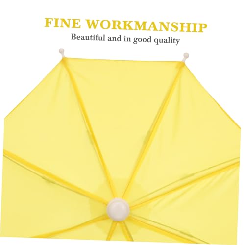 BESPORTBLE 5 Stück Mini Regenschirme Bunte Miniatur Schirme mit Metallschaft Sicher zum Öffnen als DIY Dekoration für Geburtstag Party Fotografie Kreatives Zubehör für Jungen Zufällige Farbe von BESPORTBLE