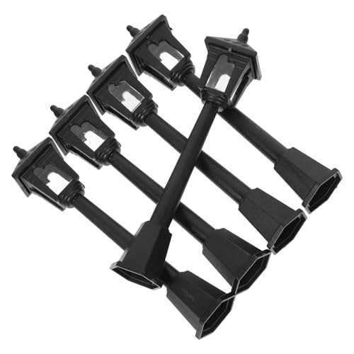 BESPORTBLE 5 Stück Mini Straßenlaternen Modell Hohe Laternenpfähle Leichte und Langlebige Miniatur Garten und Puppenhaus Deko Detailreiche Landschafts und Spurgebäude Requisiten von BESPORTBLE