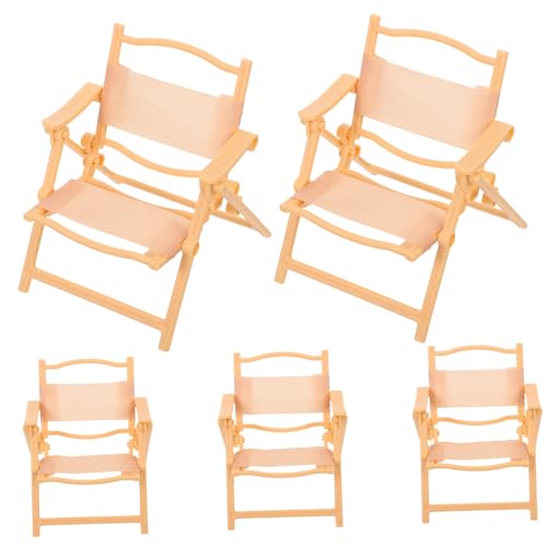 BESPORTBLE 5 Stück Miniatur Klapp-liegestühle für Puppenhaus Faltbare Mini Strand Campingstühle Kindgerechte Mini Beach Lounge Figuren in Realistische Spielmöbel für Kreatives Rollenspiel BESPORTBLE 5 Stück Miniatur Klapp-liegestühle für Puppenhaus Faltbare Mini Strand Campingstühle Kindgerechte Mini Beach Lounge Figuren in Realistische Spielmöbel für Kreatives Rollenspiel von BESPORTBLE