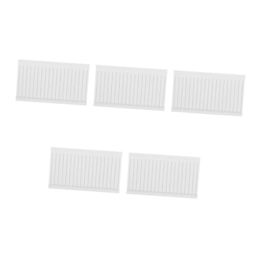 BESPORTBLE 5 Stück Miniatur Wandverkleidung für Puppenhaus Innenraum Wainscoting Modell Zubehör Stilvolle Wandpaneele für Kleine Häuser und Miniaturgebäude von BESPORTBLE