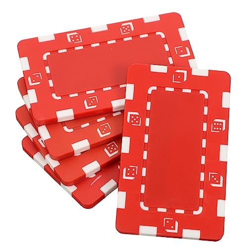 BESPORTBLE 5 Stück Poker Chips Rote Zählmarken für Bingo und Glücksspiel für Mathe Lernen und Gruppierung Hohe Haltbarkeit und Benutzerfreundlichkeit BESPORTBLE 5 Stück Poker Chips Rote Zählmarken für Bingo und Glücksspiel für Mathe Lernen und Gruppierung Hohe Haltbarkeit und Benutzerfreundlichkeit von BESPORTBLE