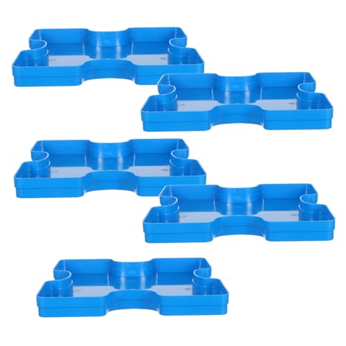 BESPORTBLE 5 Stück Puzzle Aufbewahrungstablett Puzzlebrett Tablett Zum Malen Von Perlen Puzzle Aufbewahrungsblock Aufbewahrungstablett Sortiertabletts von BESPORTBLE