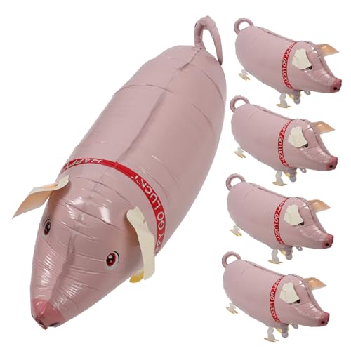 BESPORTBLE 5 Stück Teiliges Aufblasbares Schweineballon Leichtes Robustes Folien partyspielzeug für Indoor Outdoor dekoration Langlebig Einfach Aufzublasen für Geburtstagsfeiern und BESPORTBLE 5 Stück Teiliges Aufblasbares Schweineballon Leichtes Robustes Folien partyspielzeug für Indoor Outdoor dekoration Langlebig Einfach Aufzublasen für Geburtstagsfeiern und von BESPORTBLE