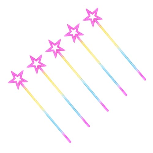 BESPORTBLE 5 Stück Teiliges Bunter Kunststoff mit Sternform Magische Spielzeuge für Kleine Mädchen Geeignet als Partydekoration und Performance Requisiten für Kostüm Halloween und BESPORTBLE 5 Stück Teiliges Bunter Kunststoff mit Sternform Magische Spielzeuge für Kleine Mädchen Geeignet als Partydekoration und Performance Requisiten für Kostüm Halloween und von BESPORTBLE