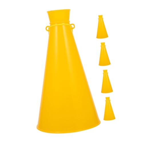BESPORTBLE 5 Stück Teiliges Cheer Megaphone aus Robustem Kunststoff Lautes Sport Horn für Party Fußballspiele Geburtstage Camping und Konzerte Wiederverwendbar Leicht und Einfach zu Reinigen von BESPORTBLE
