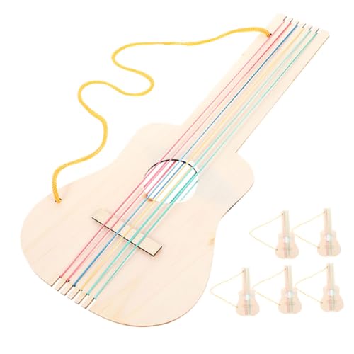 BESPORTBLE 5 Stück Teiliges DIY Blanko holzgitarre für Unbemalte Akustikgitarre aus Robustem Holz zum Bemalen und Gestalten Fördert Kreativität und Feinmotorik bei Jungen und Mädchen BESPORTBLE 5 Stück Teiliges DIY Blanko holzgitarre für Unbemalte Akustikgitarre aus Robustem Holz zum Bemalen und Gestalten Fördert Kreativität und Feinmotorik bei Jungen und Mädchen von BESPORTBLE