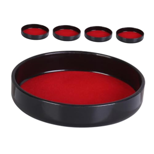 BESPORTBLE 5 Stück Teiliges Dice Cup Bodensatz Langlebiges Kunststoff Ersatzteil Geräuschdämpfende Würfelbecher Basis Passgenaues Zubehör für Spielwürfelhalter für Party Ktv und Bar von BESPORTBLE