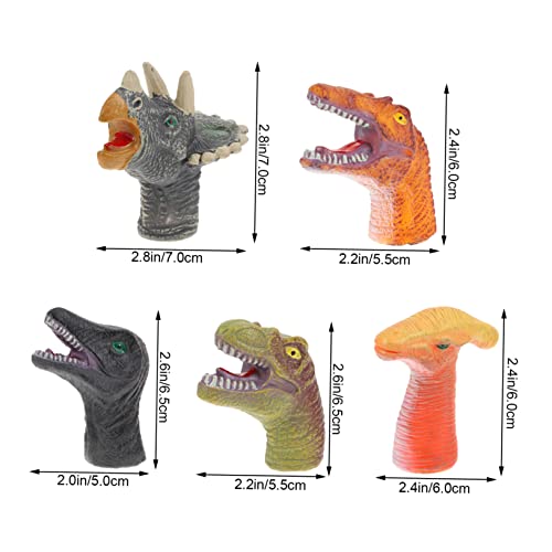 BESPORTBLE 5 Stück Teiliges Dinosaurier Fingerpuppen für Lebensechte Handpuppen aus Flexiblem Material Fördert Kreativität und Kommunikation Fingerspielzeug für Jungen und Mädchen BESPORTBLE 5 Stück Teiliges Dinosaurier Fingerpuppen für Lebensechte Handpuppen aus Flexiblem Material Fördert Kreativität und Kommunikation Fingerspielzeug für Jungen und Mädchen von BESPORTBLE
