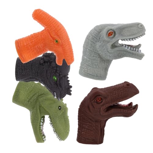 BESPORTBLE 5 Stück Teiliges Dinosaurier Fingerpuppenset für Interaktive Handpuppen aus Hochwertigem Material für Kreatives Spiel und Geschichtenerzählen BESPORTBLE 5 Stück Teiliges Dinosaurier Fingerpuppenset für Interaktive Handpuppen aus Hochwertigem Material für Kreatives Spiel und Geschichtenerzählen von BESPORTBLE