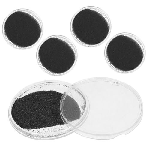 BESPORTBLE 5 Stück Teiliges Eisenpulver Magnetische Experimente Nicht Magnetisch für Schulunterricht und Wissenschaft Eisenpulverspäne zur Feld Demonstration Vielseitig Einsetzbar für von BESPORTBLE