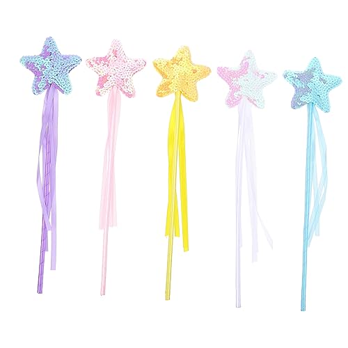 BESPORTBLE 5 Stück Teiliges Feenstab für Mädchen Leuchtende Stern Zauberstäbe Kreatives Bühnenrequisit Leicht und Handlich für Partys und Geburtstagsgeschenke BESPORTBLE 5 Stück Teiliges Feenstab für Mädchen Leuchtende Stern Zauberstäbe Kreatives Bühnenrequisit Leicht und Handlich für Partys und Geburtstagsgeschenke von BESPORTBLE