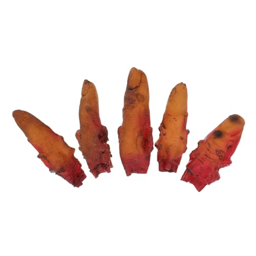 BESPORTBLE 5 Stück Teiliges Halloween Horror Fingers aus Weichem Vinyl Gruselige Deko und Streichspielzeug für Haunted House Zombie-Cosplay und Halloween-Partys Sicher und Langlebig BESPORTBLE 5 Stück Teiliges Halloween Horror Fingers aus Weichem Vinyl Gruselige Deko und Streichspielzeug für Haunted House Zombie-Cosplay und Halloween-Partys Sicher und Langlebig von BESPORTBLE