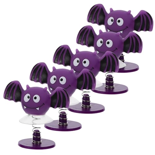 BESPORTBLE 5 Stück Teiliges Halloween Spring Bunte Fledermaus Sprungspielzeuge für Kinderpartys Halloween Requisiten und Partygeschenke für Festliche Feiern BESPORTBLE 5 Stück Teiliges Halloween Spring Bunte Fledermaus Sprungspielzeuge für Kinderpartys Halloween Requisiten und Partygeschenke für Festliche Feiern von BESPORTBLE