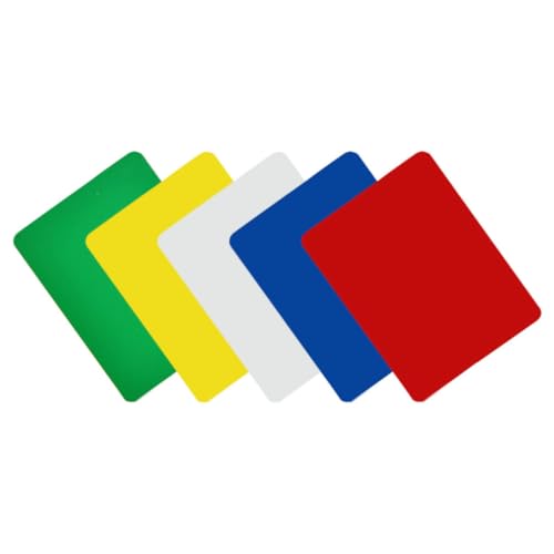 BESPORTBLE 5 Stück Teiliges Kunststoff Poker Cut Cards Professionelles Pokerzubehör für Kartenverteilung Geeignet für Verschiedene Kartenspiele Langlebig und Praktisch von BESPORTBLE