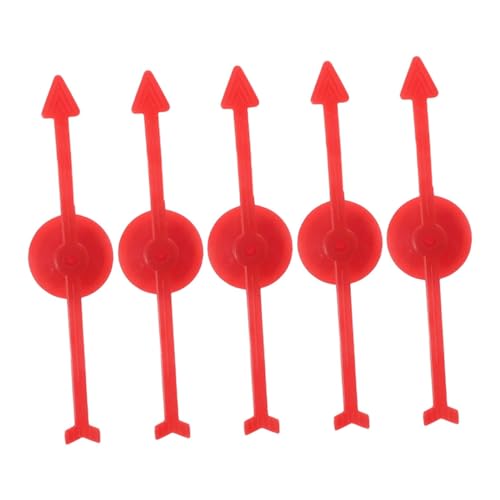 BESPORTBLE 5 Stück Teiliges Kunststoff Spielpfeile Leicht Robust Rot Ersatz für Brettspiele und DIY Unterricht Vielseitig Einsetzbar für Spielabende Lernhilfen und Interaktive von BESPORTBLE