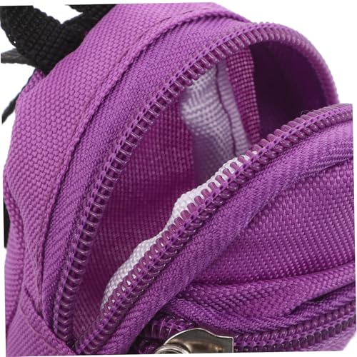 BESPORTBLE 5 Stück Teiliges Mini Schlüsselanhänger Rucksack mit Funktionalem Reißverschluss Kleiner Geldbörse und Praktischem Organizer Kompakter Robuster Taschenanhänger für Schlüssel und von BESPORTBLE