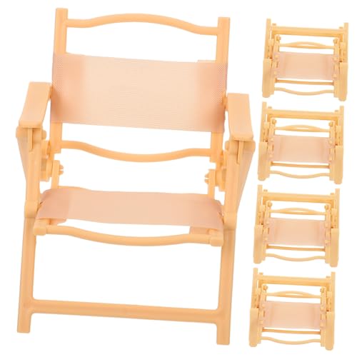 BESPORTBLE 5 Stück Teiliges Miniatur Faltbarer Liegestuhl Leicht und Klappbar Geeignet für Puppen Unterschiedlicher als Tischdekoration und Spielzubehör für Kreative Puppenhaus-szenen und BESPORTBLE 5 Stück Teiliges Miniatur Faltbarer Liegestuhl Leicht und Klappbar Geeignet für Puppen Unterschiedlicher als Tischdekoration und Spielzubehör für Kreative Puppenhaus-szenen und von BESPORTBLE