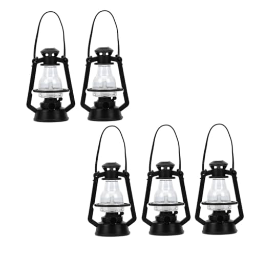 BESPORTBLE 5 Stück Teiliges Miniatur Schwarze Vintage Petroleumlampe aus Robustem Material Detailreiches Modell für DIY Dekoration Puppenhaus Zubehör und Festival Szenerie BESPORTBLE 5 Stück Teiliges Miniatur Schwarze Vintage Petroleumlampe aus Robustem Material Detailreiches Modell für DIY Dekoration Puppenhaus Zubehör und Festival Szenerie von BESPORTBLE