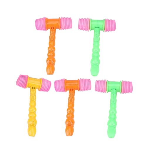 BESPORTBLE 5 Stück Teiliges Musik Quietschhammer mit Buntem Griff Pädagogischer Hammerschläger für Junge Mädchen und Kleinkinder Fördert Rhythmusgefühl und Motorische Zufällige Farbe BESPORTBLE 5 Stück Teiliges Musik Quietschhammer mit Buntem Griff Pädagogischer Hammerschläger für Junge Mädchen und Kleinkinder Fördert Rhythmusgefühl und Motorische Zufällige Farbe von BESPORTBLE