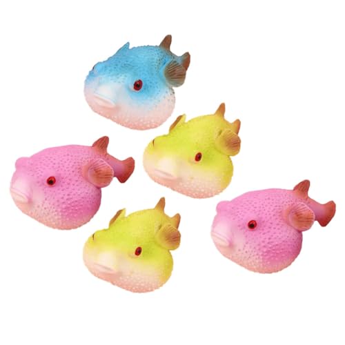 BESPORTBLE 5 Stück Teiliges Portabler Kleiner Stressabbau spielzeuge in Design Weiche Elastische Hand Squeeze Toys zur Dekompremierung im Büro und Alltag von BESPORTBLE