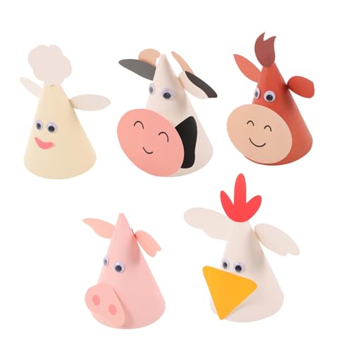 BESPORTBLE 5 Stück Teiliges Set Geburtstagshüte mit Einzigartigem Bunte Cartoon Partyhüte für Mädchen und Jungen Leichte Kopfbedeckungen für Geburtstagsfeiern und Kostümpartys BESPORTBLE 5 Stück Teiliges Set Geburtstagshüte mit Einzigartigem Bunte Cartoon Partyhüte für Mädchen und Jungen Leichte Kopfbedeckungen für Geburtstagsfeiern und Kostümpartys von BESPORTBLE