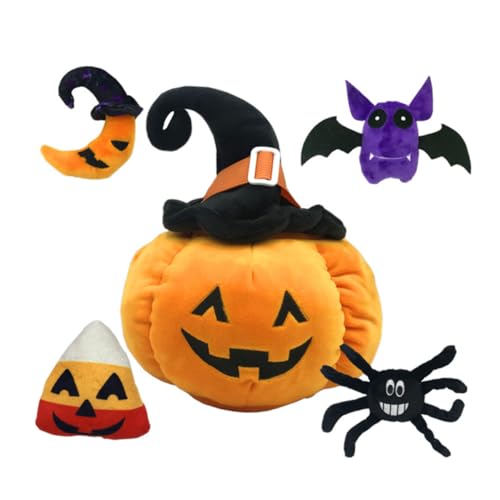 BESPORTBLE 5 Stück Teiliges Set Plüsch Dekoration für Halloween Kürbis Spinne Teufel Fledermaus und Mond für Tischdekoration und Partyszenen Weiches Schreibtisch BESPORTBLE 5 Stück Teiliges Set Plüsch Dekoration für Halloween Kürbis Spinne Teufel Fledermaus und Mond für Tischdekoration und Partyszenen Weiches Schreibtisch von BESPORTBLE