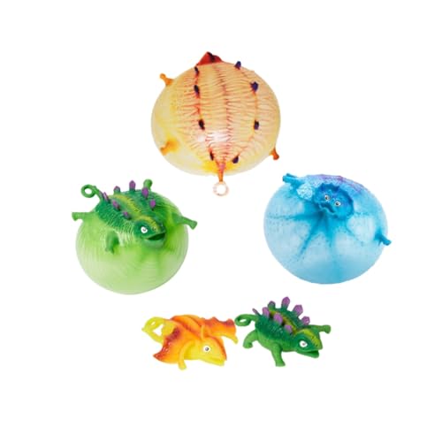 BESPORTBLE 5 Stück Teiliges TPR Aufblasbares Kreatives Gummitier Stressball Lustiges Kinderspielzeug Robust und Vielseitig für Partyspaß und Stressabbau von BESPORTBLE