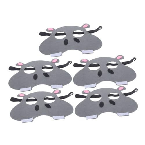 BESPORTBLE 5 Stück Teiliges Tiermasken aus Vliesstoff Robuste Cosplay und für Wiederverwendbar Geeignet für Kindergarten Karneval Halloween und Familienfeiern BESPORTBLE 5 Stück Teiliges Tiermasken aus Vliesstoff Robuste Cosplay und für Wiederverwendbar Geeignet für Kindergarten Karneval Halloween und Familienfeiern von BESPORTBLE