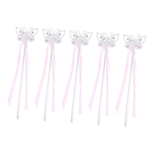BESPORTBLE 5 Stück Teiliges Zauberstäbe für Geburtstagspartys Cosplay Requisiten Kostümdeko und Fotografie Accessoires Pinke Farbvariante von BESPORTBLE