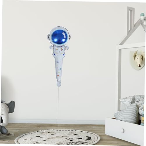 BESPORTBLE 50 Stück Astronaut Folienballons Aufblasbar Aluminiumfolie Cartoon Weltraum Party Deko Leichte Tragbare Luftballons für Innen Außen Fotorequisiten und Festdekoration von BESPORTBLE