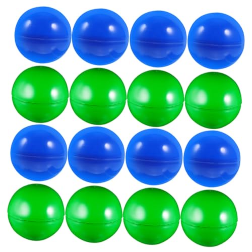 BESPORTBLE 50 Stück Befüllbare Lotteriekugeln Raffle Bälle Blau und Grün für Gewinnspiele Tombola und Partyspiele Leicht zu und Langlebig von BESPORTBLE