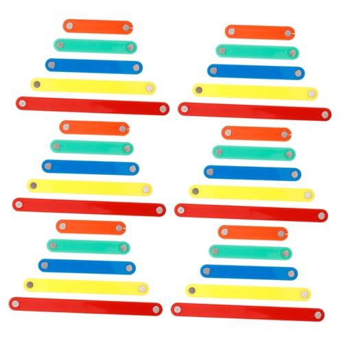 BESPORTBLE 50 Stück Geometrische Baustreifen Teiliges für Interaktives Lernen Mathe Spiele für Kindergarten Kreative Tools Kreativität und Problemlösungsfähigkeiten Familie von BESPORTBLE