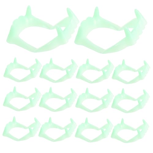 BESPORTBLE 50 Stück Leuchtende Halloween Vampirzähne Fluoreszierende Fake Zähne für Partyaccessoires Wiederverwendbar Gruselige Cosplay Requisiten für Kostümpartys und Geburtstagsfeiern BESPORTBLE 50 Stück Leuchtende Halloween Vampirzähne Fluoreszierende Fake Zähne für Partyaccessoires Wiederverwendbar Gruselige Cosplay Requisiten für Kostümpartys und Geburtstagsfeiern von BESPORTBLE