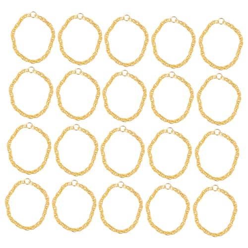 BESPORTBLE 50 Stück Mini Puppen Goldene Ketten für Puppen Dekorative für Kreative Ankleide Rollenspiele BESPORTBLE 50 Stück Mini Puppen Goldene Ketten für Puppen Dekorative für Kreative Ankleide Rollenspiele von BESPORTBLE
