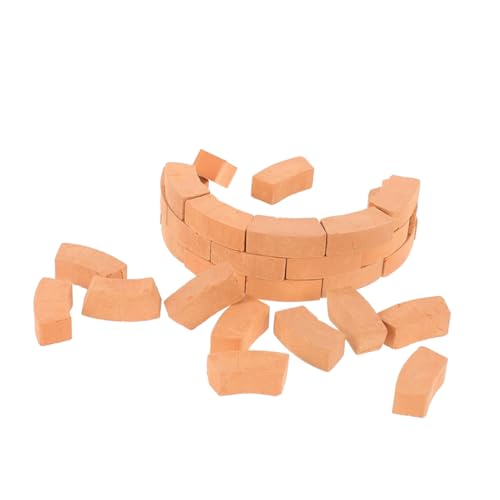 BESPORTBLE 50 Stück Miniatur für DIY Realistische Langlebige Mini Hausbausteine Detailgetreue Wiederverwendbare Bastelsteine für Modellbau und BESPORTBLE 50 Stück Miniatur für DIY Realistische Langlebige Mini Hausbausteine Detailgetreue Wiederverwendbare Bastelsteine für Modellbau und von BESPORTBLE