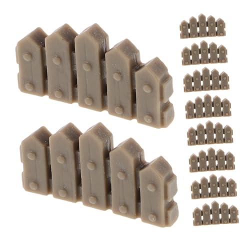 BESPORTBLE 50 Stück Miniaturzaun Zum Basteln, Mini-szenenlayout, Zaunverzierungen Für Kleine Häuser, Sandtische, Mikrolandschaften, Puppenhauszubehör BESPORTBLE 50 Stück Miniaturzaun Zum Basteln, Mini-szenenlayout, Zaunverzierungen Für Kleine Häuser, Sandtische, Mikrolandschaften, Puppenhauszubehör von BESPORTBLE