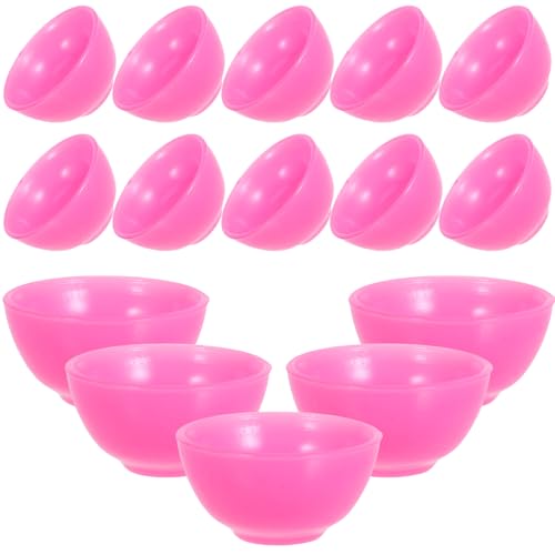 BESPORTBLE 50 Stück Realistische Mini Dessertschalen für Puppenhaus Dekoration Küchenaccessoires Kreative Gestaltung für Miniaturhäuser Rosa BESPORTBLE 50 Stück Realistische Mini Dessertschalen für Puppenhaus Dekoration Küchenaccessoires Kreative Gestaltung für Miniaturhäuser Rosa von BESPORTBLE