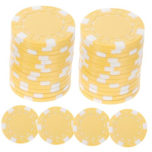 BESPORTBLE 50 Stück Stapelbare Spielchips aus Kunststoff Zähl und Belohnungsmünzen für Lernspiele und Partyzubehör Robuste Runde Token für Mathelernen und Poker BESPORTBLE 50 Stück Stapelbare Spielchips aus Kunststoff Zähl und Belohnungsmünzen für Lernspiele und Partyzubehör Robuste Runde Token für Mathelernen und Poker von BESPORTBLE