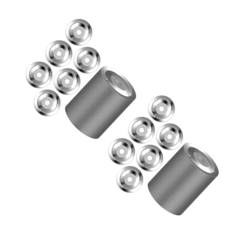 BESPORTBLE 50 Stück Tamburin-Ringe Aus Edelstahl - Silberne Becken Ching Ringe Für Percussion Instrumente Trommelringe Mit Einer Dicke Von 0 3 cm – Ideal Für Musiker Und Bands von BESPORTBLE