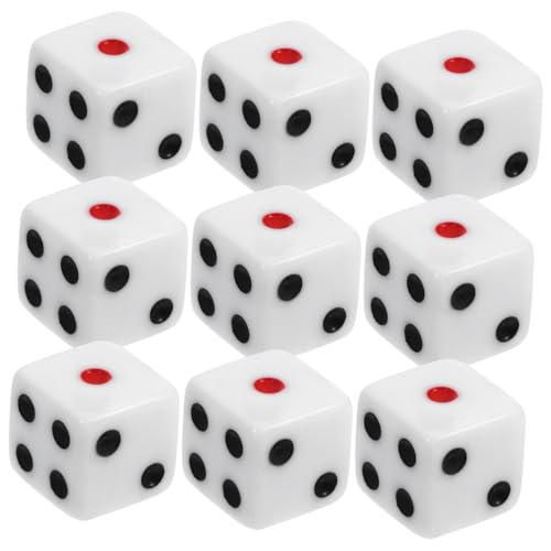 BESPORTBLE 50 Stück Teiliges Acryl Würfel für Brettspiele Glatte Oberfläche Vielseitige Spielwürfel für Party Unterricht und Würfelspiel Ersatz Geeignet für Erwachsene und Familien von BESPORTBLE