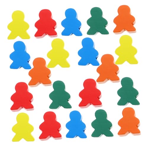 BESPORTBLE 50 Stück Teiliges Bunte Holz Spielfiguren Ersatz Schachfiguren für Brettspiele Vielseitig Einsetzbar Pädagogisch für Erwachsene und Problemlösung BESPORTBLE 50 Stück Teiliges Bunte Holz Spielfiguren Ersatz Schachfiguren für Brettspiele Vielseitig Einsetzbar Pädagogisch für Erwachsene und Problemlösung von BESPORTBLE