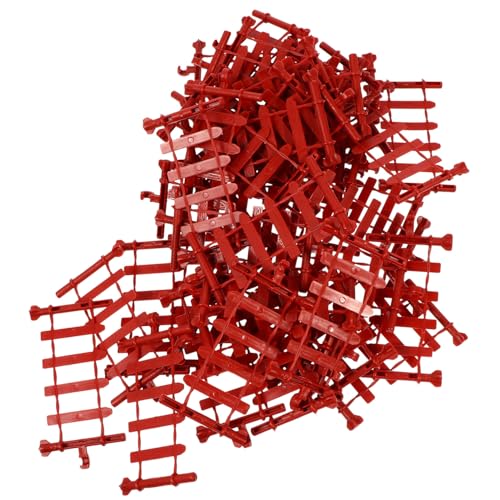 BESPORTBLE 50 Stück Teiliges DIY Zaunspielzeug Realistische Simulation Zaun Zubehör für Sandtisch Szenen Dekoratives Bauernhof Zoo Layout für kreatives Gestalten und Familienspiel von BESPORTBLE