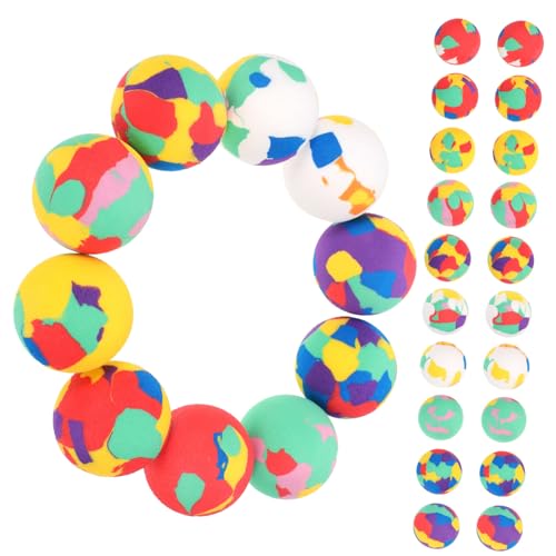BESPORTBLE 50 Stück Teiliges Eva bälle Bunt Elastisch Springend Sicher Spielspaß Freizeitspaß für Drinnen und Draußen Geeignet von BESPORTBLE