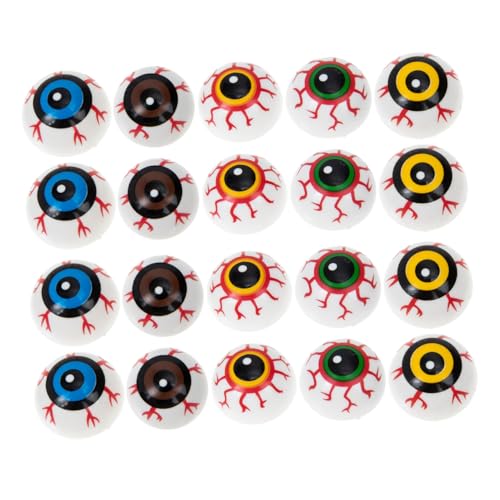 BESPORTBLE 50 Stück Teiliges Halloween Augäpfel Deko aus Hochwertigem Kunststoff Leichte Gruselige Augäpfel Halloween Party Deko Drinnen Hause Langlebig und BESPORTBLE 50 Stück Teiliges Halloween Augäpfel Deko aus Hochwertigem Kunststoff Leichte Gruselige Augäpfel Halloween Party Deko Drinnen Hause Langlebig und von BESPORTBLE