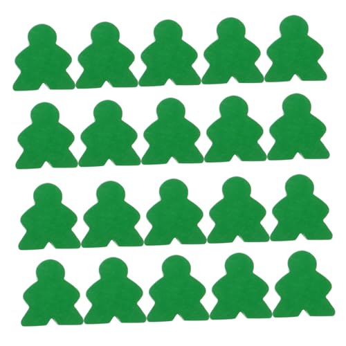 BESPORTBLE 50 Stück Teiliges Holz Schachfiguren Menschliche Spielfiguren Langlebige Brettspiel Komponenten Dekorative Tischspielzubehör für Strategische Denkspiele und Familienspiele von BESPORTBLE