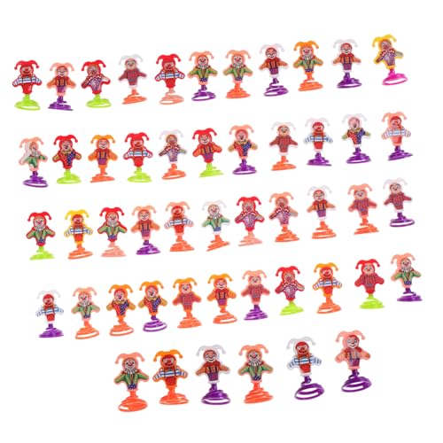 BESPORTBLE 50 Stück Teiliges Kreative Hüpfspielzeuge mit Lustigem Clown Design Federbelastete Sprungspielzeuge für Fördert Gruppenspiel und Soziale Fähigkeiten für Vorschulkinder und Partys BESPORTBLE 50 Stück Teiliges Kreative Hüpfspielzeuge mit Lustigem Clown Design Federbelastete Sprungspielzeuge für Fördert Gruppenspiel und Soziale Fähigkeiten für Vorschulkinder und Partys von BESPORTBLE