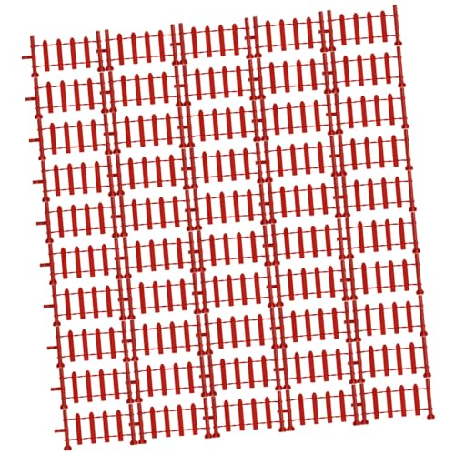 BESPORTBLE 50 Stück Teiliges Kunststoff Realistisches Bauernhof zaunzubehör Feine Details Sicher für DIY Simulation von Farm Zoo Modellen Vielseitig Einsetzbar und Dekorativ von BESPORTBLE