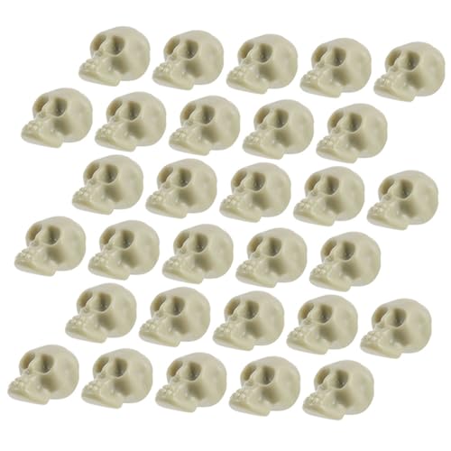 BESPORTBLE 50 Stück Teiliges Mini Skelettköpfe Realistische Halloween Tischdekoration mit Hohlen Augen Detailreiche DIY Skull Deko für Party Bar und Spukhaus Gruselige Skull Tricky BESPORTBLE 50 Stück Teiliges Mini Skelettköpfe Realistische Halloween Tischdekoration mit Hohlen Augen Detailreiche DIY Skull Deko für Party Bar und Spukhaus Gruselige Skull Tricky von BESPORTBLE
