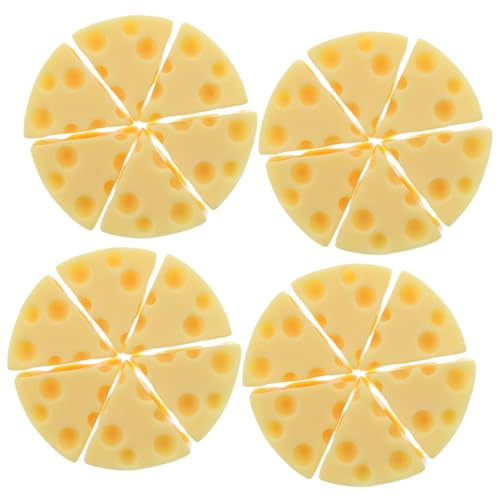 BESPORTBLE 50 Stück Teiliges Miniatur käse dekor aus Hochwertigem Harz Realistische Küchen deko Leichte Simulation Käse Modelle für Fotografie Bühnenrequisiten Handyhüllen und Kostüme für BESPORTBLE 50 Stück Teiliges Miniatur käse dekor aus Hochwertigem Harz Realistische Küchen deko Leichte Simulation Käse Modelle für Fotografie Bühnenrequisiten Handyhüllen und Kostüme für von BESPORTBLE